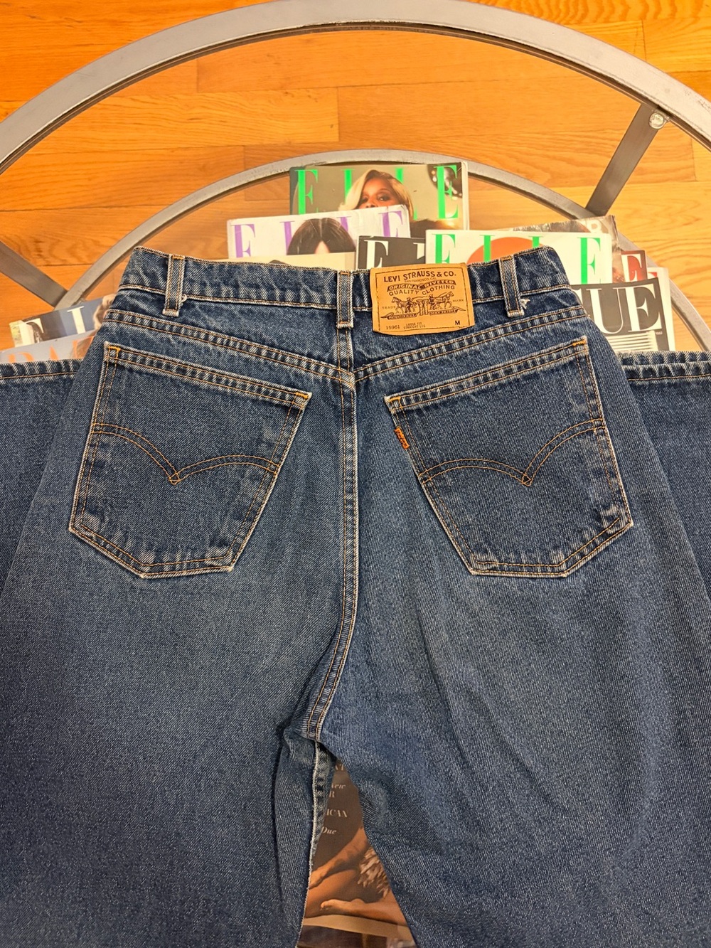 Vintage Levi's 15961 Orange Tab Loose Fit Straight Leg Jeans - Picture 5 of 7